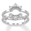 Thumbnail Image 1 of Previously Owned Diamond Enhancer Ring 1/3 carat tw 14K White Gold