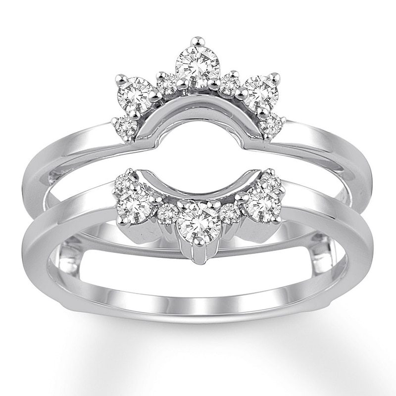 Main Image 1 of Previously Owned Diamond Enhancer Ring 1/3 carat tw 14K White Gold