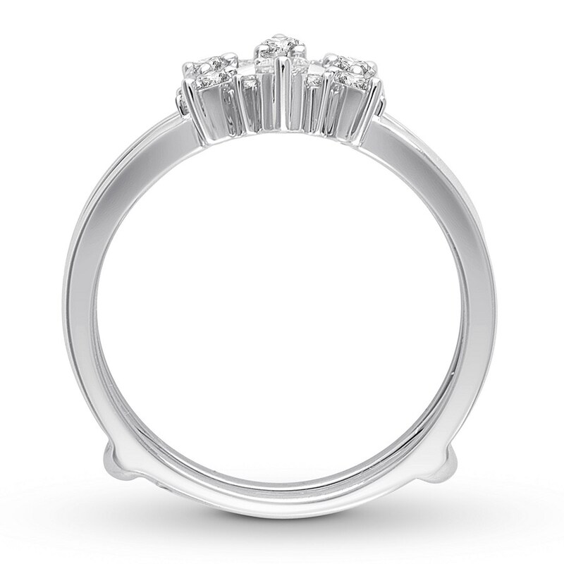 Main Image 3 of Previously Owned Diamond Enhancer Ring 1/3 carat tw 14K White Gold