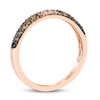 Thumbnail Image 3 of Previously Owned Le Vian Chocolate Ombre Ring 1/2 ct tw Diamonds 14K Strawberry Gold