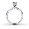 Thumbnail Image 2 of Previously Owned Leo Bridal Setting 1 ct tw Diamonds 14K White Gold