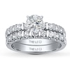 Thumbnail Image 2 of Previously Owned Leo Bridal Setting 1 ct tw Diamonds 14K White Gold