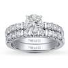 Thumbnail Image 3 of Previously Owned Leo Bridal Setting 1 ct tw Diamonds 14K White Gold