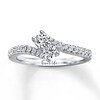 Thumbnail Image 1 of Previously Owned Ever Us SI2 Quality Two-Stone Diamond Ring 1/2 ct tw 14K Gold