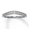 Thumbnail Image 1 of Previously Owned Diamond Anniversary Ring 1/6 ct tw Round-cut 14K White Gold