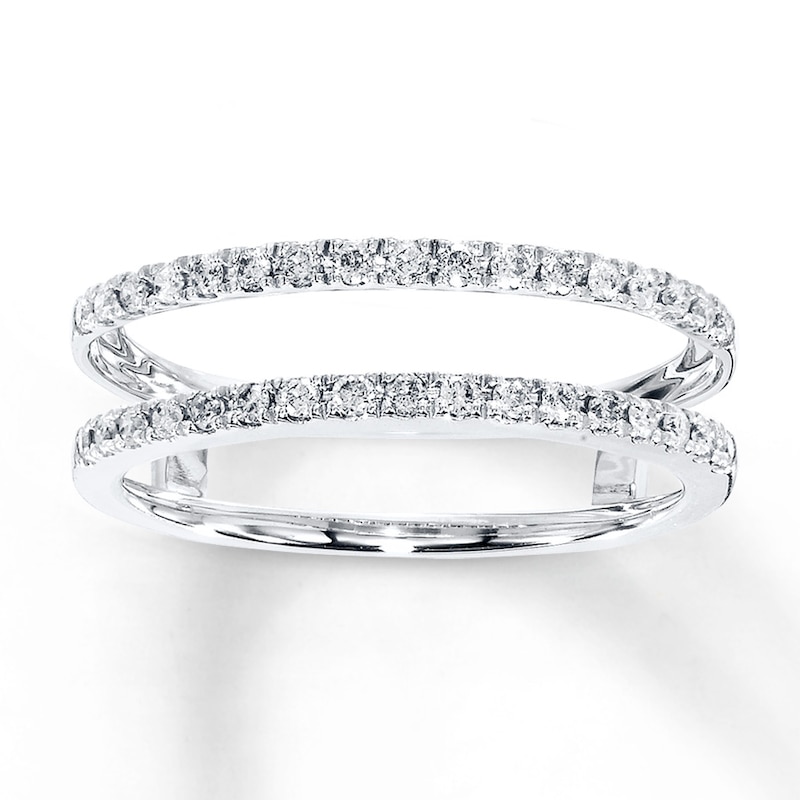 Main Image 1 of Previously Owned Diamond Enhancer Ring 1/4 ct tw Round-cut 14K White Gold