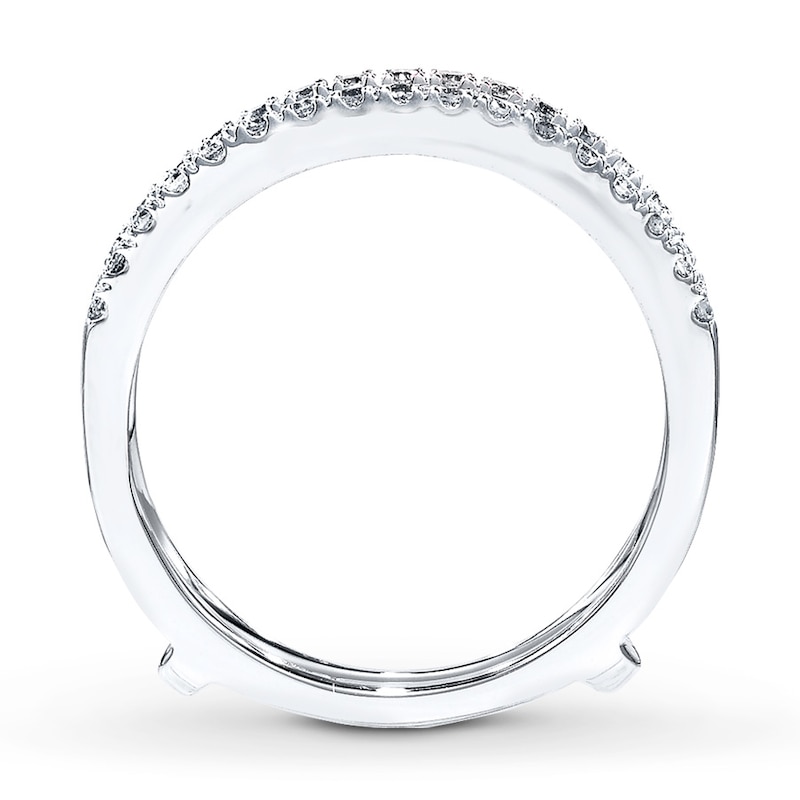 Main Image 2 of Previously Owned Diamond Enhancer Ring 1/4 ct tw Round-cut 14K White Gold