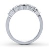 Thumbnail Image 2 of Previously Owned Diamond Contour Ring 1/3 ct tw Round 14K White Gold