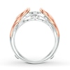 Thumbnail Image 2 of Previously Owned Diamond Enhancer Ring 1/8 ct tw Round-cut 14K Two-Tone Gold