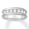 Thumbnail Image 0 of Previously Owned Men's Diamond Band 1 ct tw Round-cut 14K White Gold