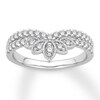 Thumbnail Image 1 of Previously Owned Diamond Enhancer Ring 1/2 ct tw Round-cut 14K White Gold