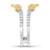 Thumbnail Image 3 of Previously Owned Diamond Enhancer Ring 3/8 ct tw Round-cut 14K Two-Tone Gold