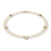 Thumbnail Image 1 of Previously Owned Diamond Bracelet 1/4 ct tw Round Bezel-set 10K Yellow Gold