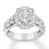 Thumbnail Image 1 of Previously Owned Diamond Engagement Ring 3/4 ct tw Round-cut 14K White Gold