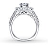 Thumbnail Image 2 of Previously Owned Diamond Ring Setting 2 ct tw Round 18K White Gold