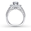 Thumbnail Image 1 of Previously Owned Diamond Ring Setting 2 ct tw Round 18K White Gold