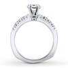 Thumbnail Image 2 of Previously Owned Diamond Ring Setting 3/4 ct tw Round 14K White Gold/Platinum