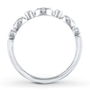 Thumbnail Image 2 of Previously Owned Diamond Anniversary Band 1/10 ct tw Round-cut 10K White Gold