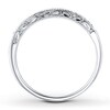 Thumbnail Image 2 of Previously Owned Diamond Anniversary Band 1/10 ct tw Round-cut 10K White Gold