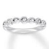 Thumbnail Image 1 of Previously Owned Diamond Anniversary Band 1/6 ct tw Round-cut 10K White Gold
