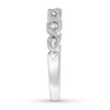 Thumbnail Image 3 of Previously Owned Diamond Anniversary Band 1/6 ct tw Round-cut 10K White Gold