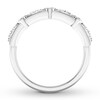Thumbnail Image 2 of Previously Owned Diamond Anniversary Band 1/5 ct tw Bezel-set 10K White Gold