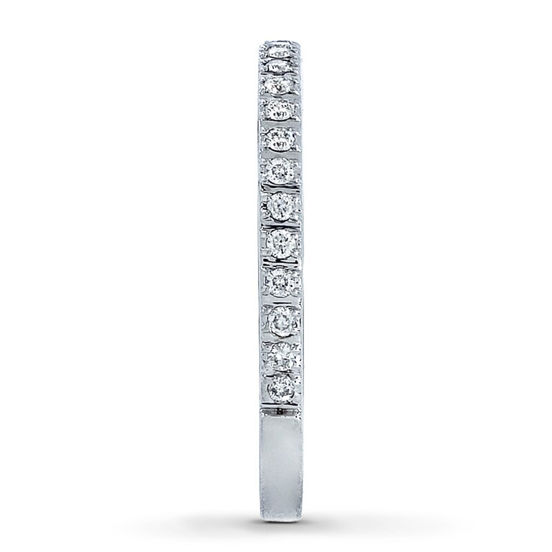 Main Image 3 of Previously Owned Diamond Anniversary Band 1/5 ct tw Round-cut 14K White Gold