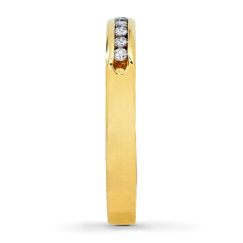Main Image 3 of Previously Owned Diamond Anniversary Band 1/4 ct tw Round-cut 14K Yellow Gold