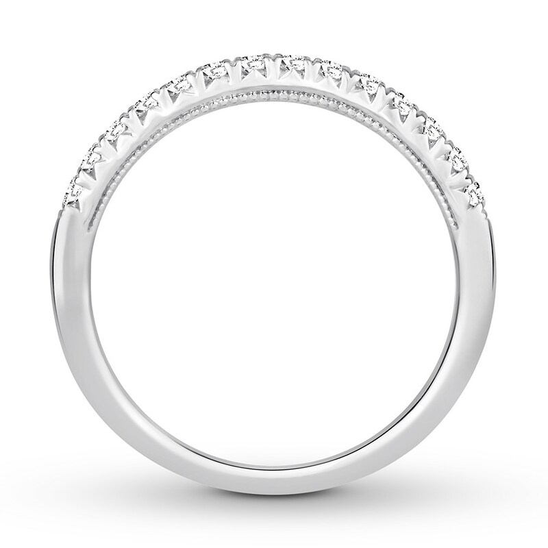 Main Image 2 of Previously Owned Diamond Anniversary Ring 1/4 ct tw Round 14K White Gold