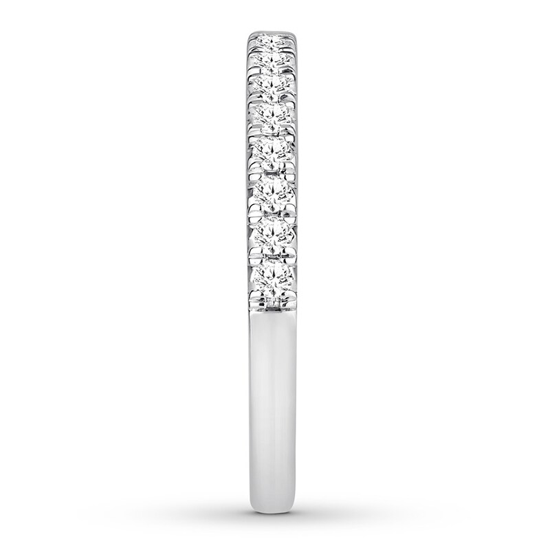 Main Image 3 of Previously Owned Diamond Anniversary Ring 1/4 ct tw Round 14K White Gold