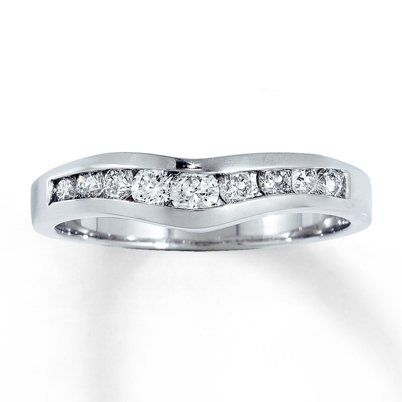 Main Image 1 of Previously Owned Band 3/8 ct tw Diamonds 14K White Gold