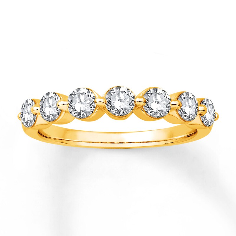 Main Image 1 of Previously Owned Diamond Anniversary Band 1 carat tw Round-cut 14K Yellow Gold
