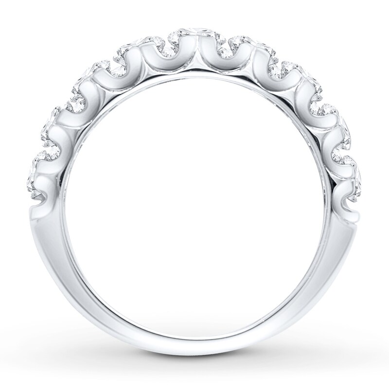 Main Image 2 of Previously Owned Diamond Anniversary Band 2 carat tw Round-cut 14K White Gold