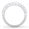 Thumbnail Image 2 of Previously Owned Diamond Anniversary Band 2 ct tw Round/Baguette 14K White Gold