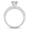 Thumbnail Image 2 of Previously Owned Colorless Diamond Engagement Ring Setting 7/8 ct tw Round 14K White Gold