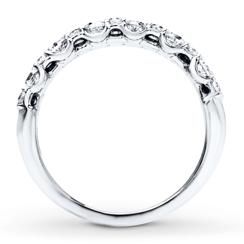 Main Image 2 of Previously Owned Diamond Anniversary Band 1-1/2 ct tw Round-cut 14K White Gold