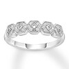 Thumbnail Image 1 of Previously Owned Diamond Stackable Ring 1/6 ct tw Round-cut 10K White Gold