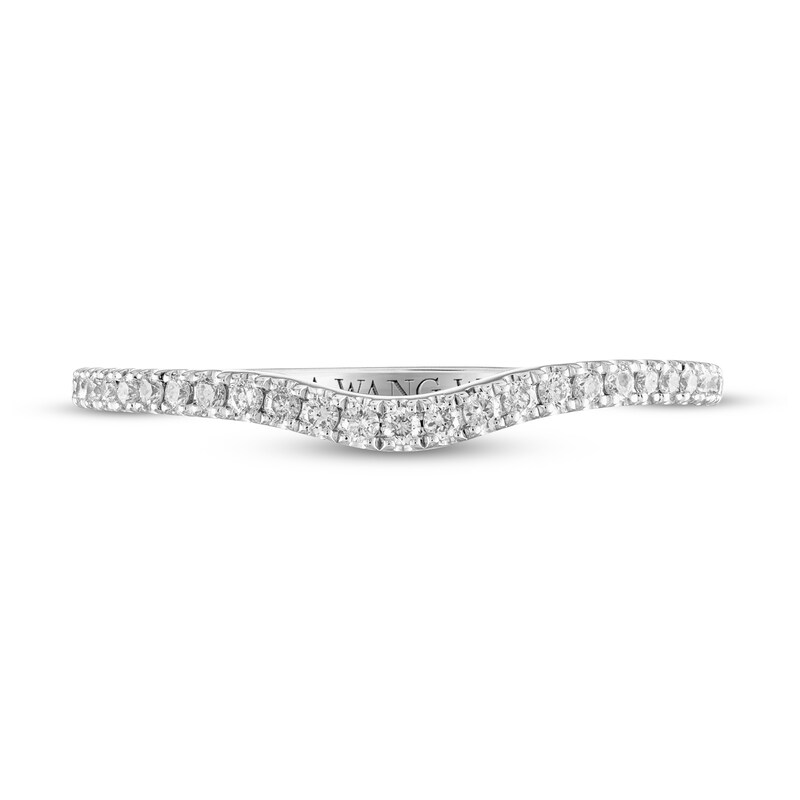 Main Image 3 of Previously Owned Vera Wang WISH Diamond Wedding Band 1/6 ct tw 14K White Gold