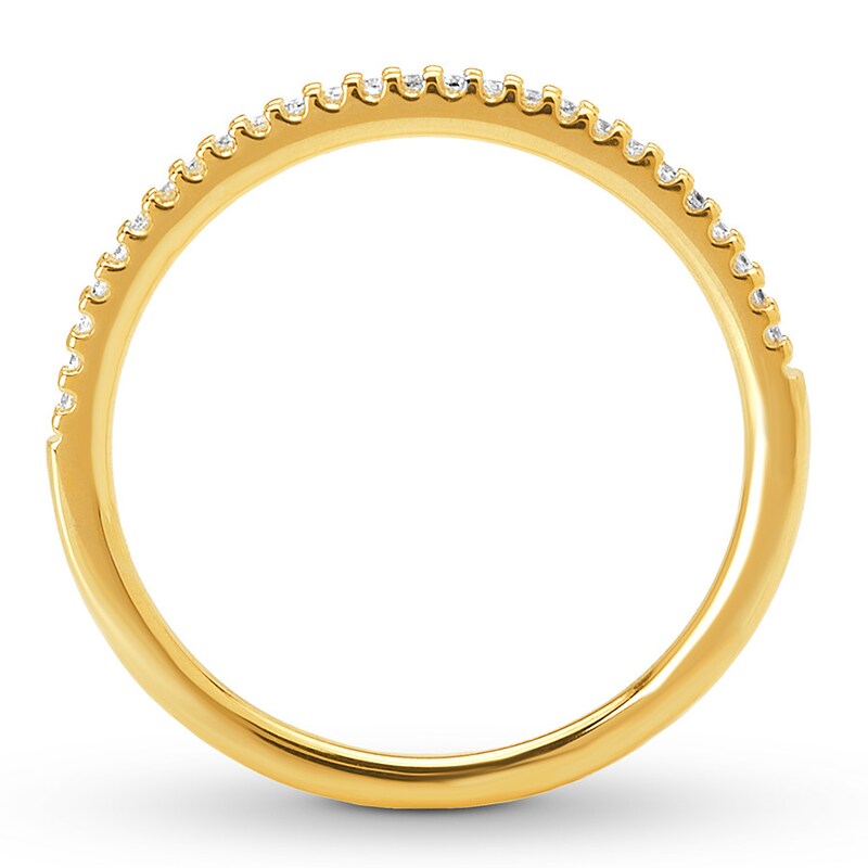 Main Image 2 of Previously Owned Diamond Anniversary Band 1/15 ct tw Round-cut 14K Yellow Gold