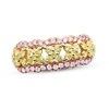 Thumbnail Image 1 of Previously Owned Diamond Anniversary Ring 1 ct tw Yellow/Pink 14K Two-Tone Gold
