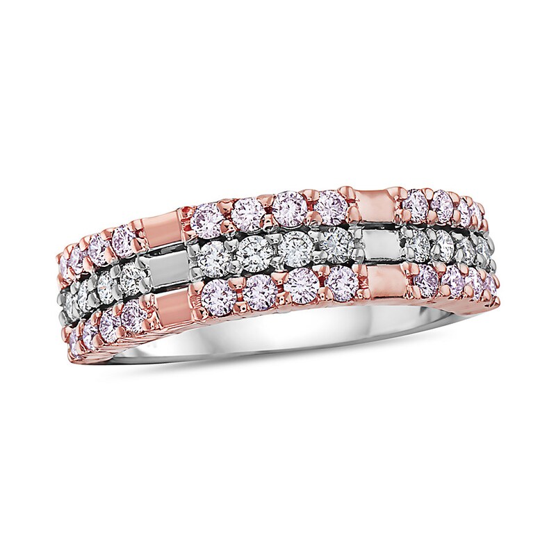 Main Image 1 of Previously Owned Diamond Anniversary Band 3/4 ct tw Round 14K Two-Tone Gold