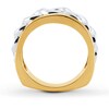 Thumbnail Image 2 of Previously Owned Diamond Band 1/2 ct tw Round 18K Two-Tone Gold