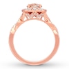 Thumbnail Image 2 of Previously Owned Neil Lane Morganite Engagement Ring 3/4 ct tw Diamonds 14K Gold