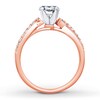Thumbnail Image 2 of Previously Owned Diamond Engagement Ring Setting 1/6 ct tw 14K Rose Gold