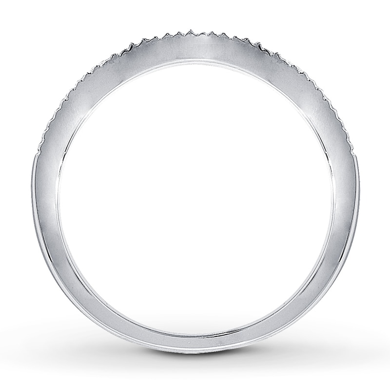 Main Image 2 of Previously Owned Diamond Band 1/5 ct tw 14K White Gold