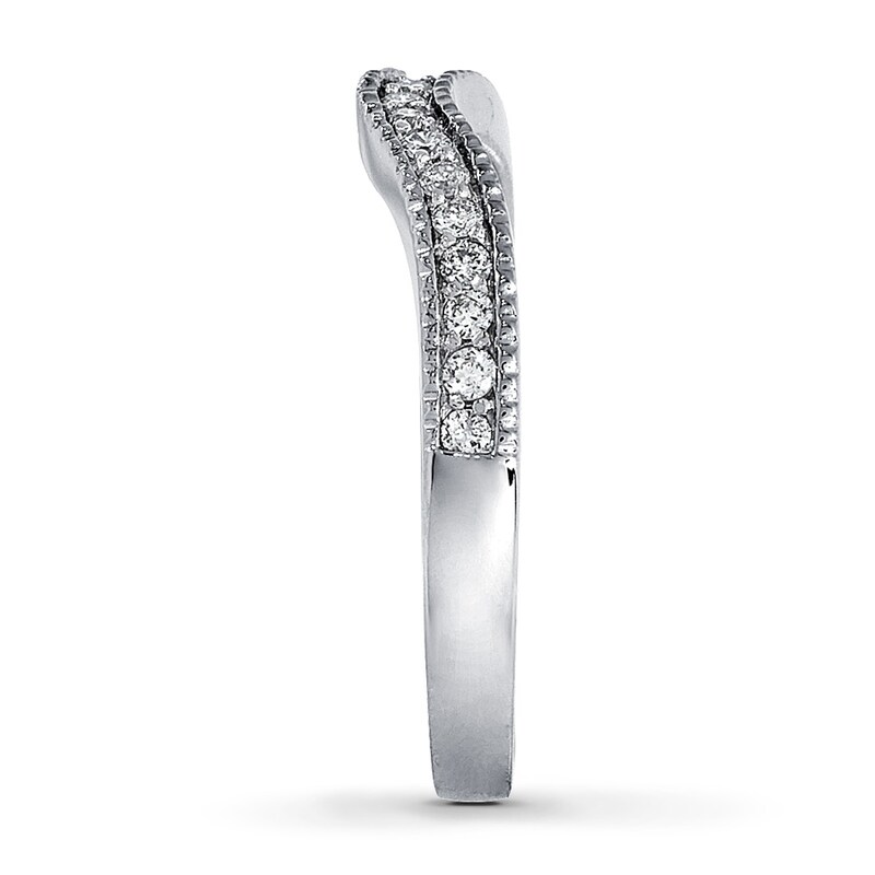 Main Image 3 of Previously Owned Diamond Band 1/5 ct tw 14K White Gold