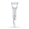 Thumbnail Image 2 of Previously Owned Diamond Engagement Ring 1-1/2 ct tw Princess-cut 14K White Gold
