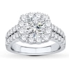 Thumbnail Image 3 of Previously Owned Colorless Diamond Ring Setting 1-1/2 ct tw Round 14K White Gold