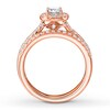 Thumbnail Image 2 of Previously Owned Diamond Bridal Set 1/2 carat tw Round-cut 14K Rose Gold