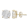 Thumbnail Image 1 of Previously Owned Diamond Earrings 1/2 carat tw Round 10K Two-Tone Gold